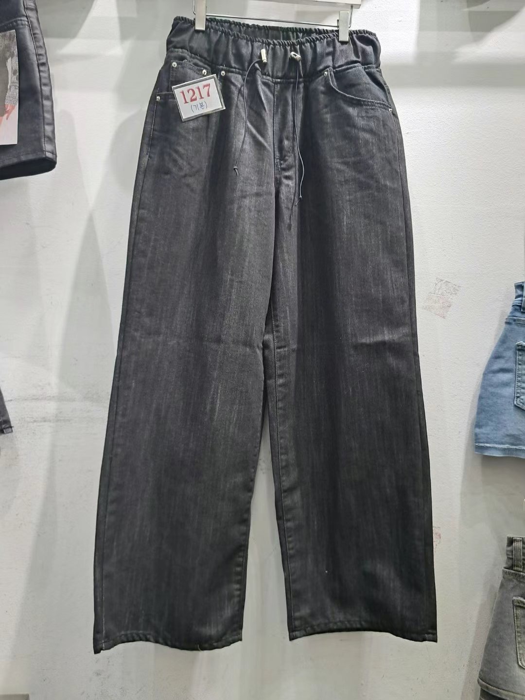 WIZ2東大門㊣代購女士新品推薦真品休閑25春夏職業時尚牛仔褲WIZ2牛仔褲圖色1