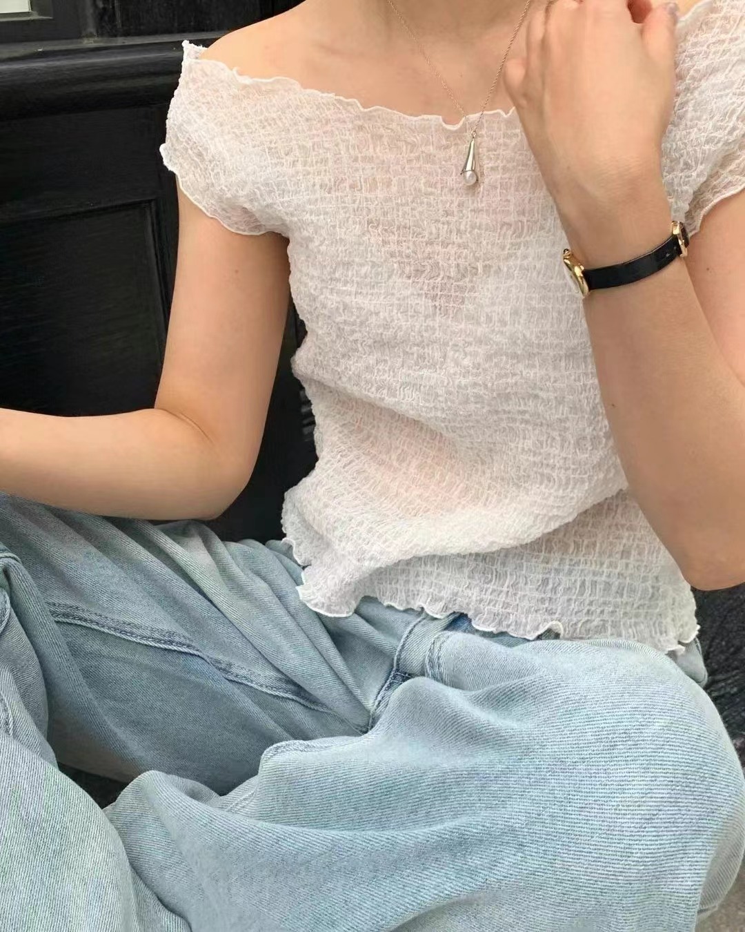 LONDON LACE-런던레이스-T東大門㊣直郵女士新款熱賣T恤LONDON LACET恤