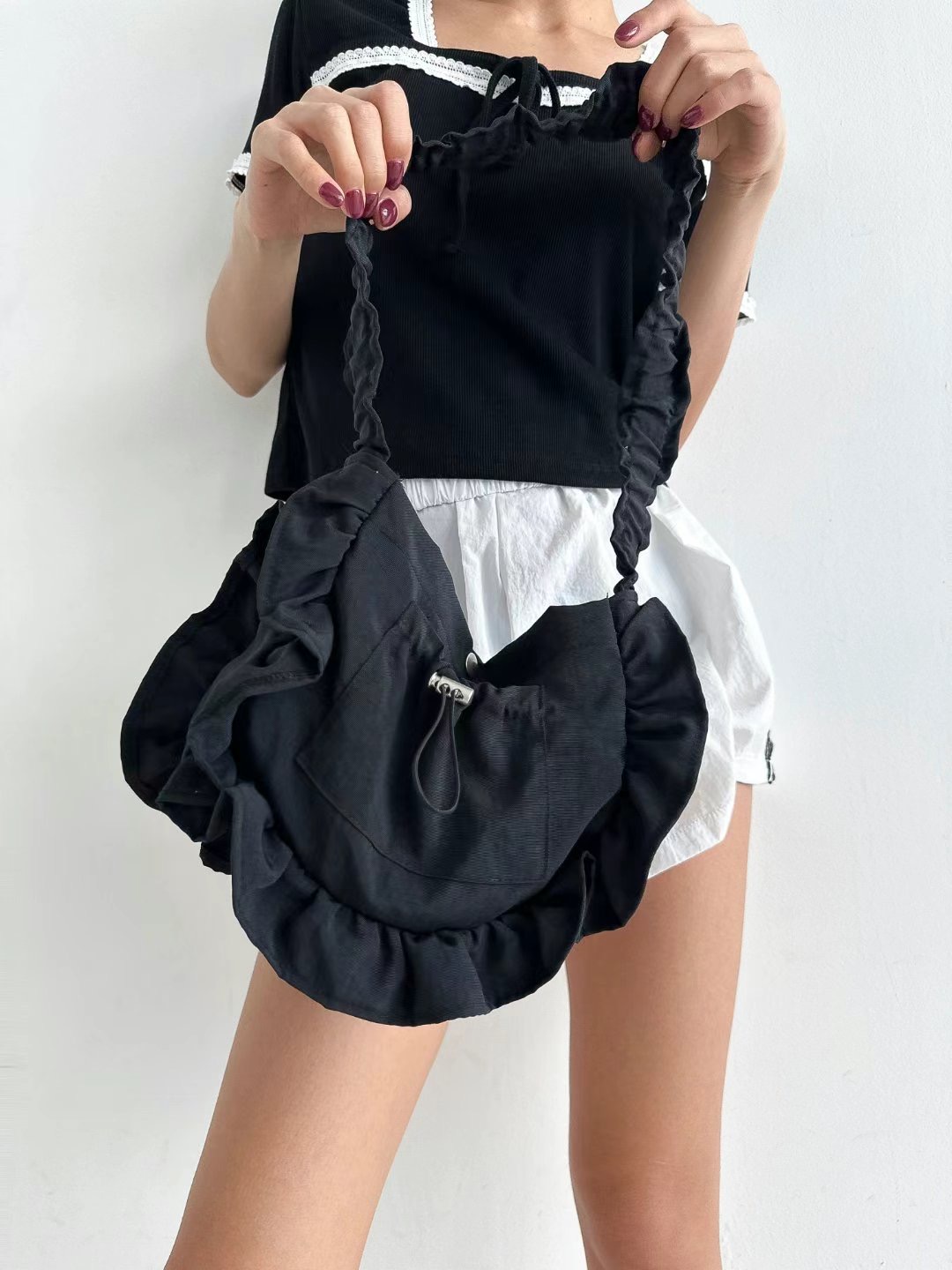 GUSSINE韓國直郵㊣女裝新款25春夏時尚推薦熱賣休閑單肩斜跨包GUSSINE單肩/斜跨包