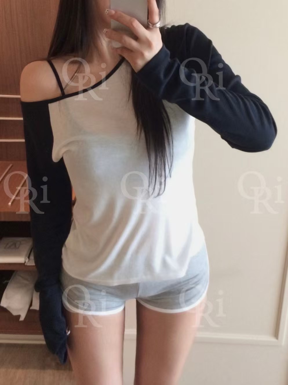 O-RI-오리-T東大門㊣代購女裝新品職業真品熱賣時尚長袖T恤O-RI長袖T恤圖色5