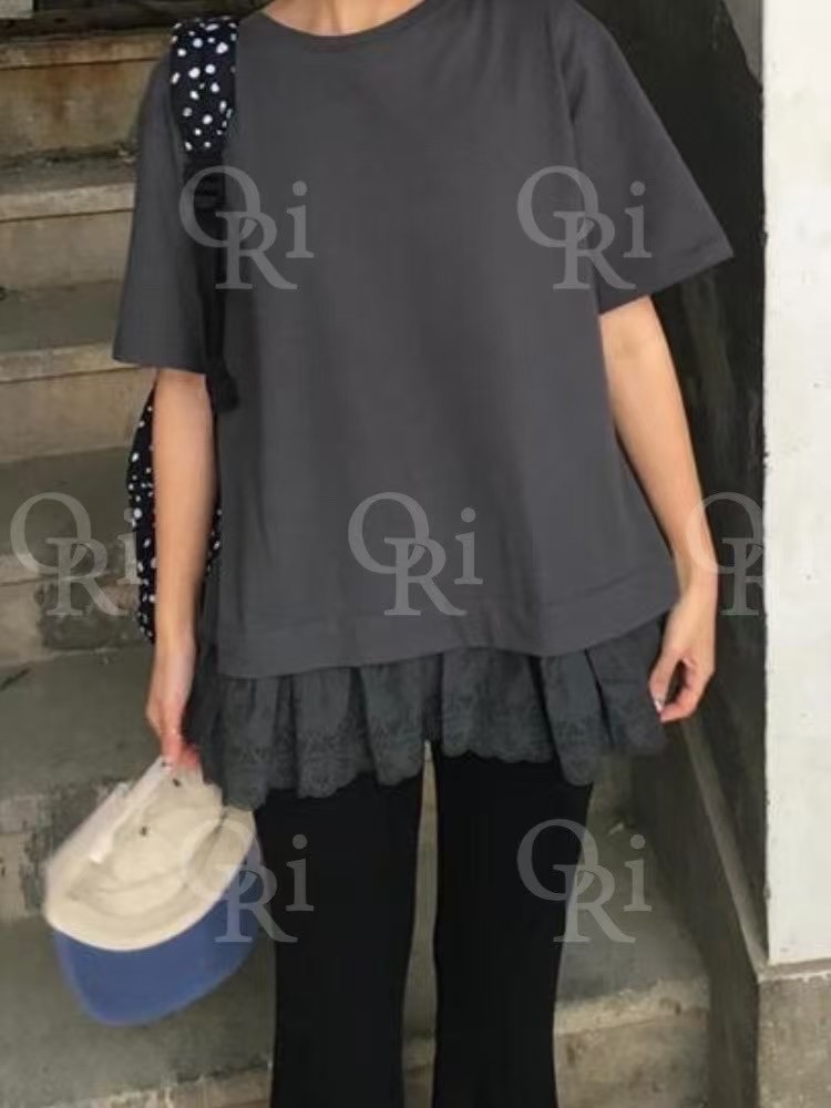 O-RI-오리-T東大門㊣代購女裝新品真品熱賣時尚推薦休閑T恤O-RIT恤圖色2