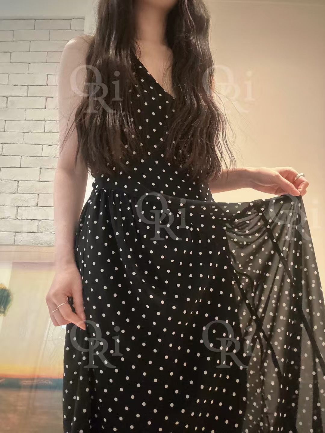 O-RI-오리-T東大門㊣代購女士新品人氣真品25春夏連衣裙O-RI連衣裙