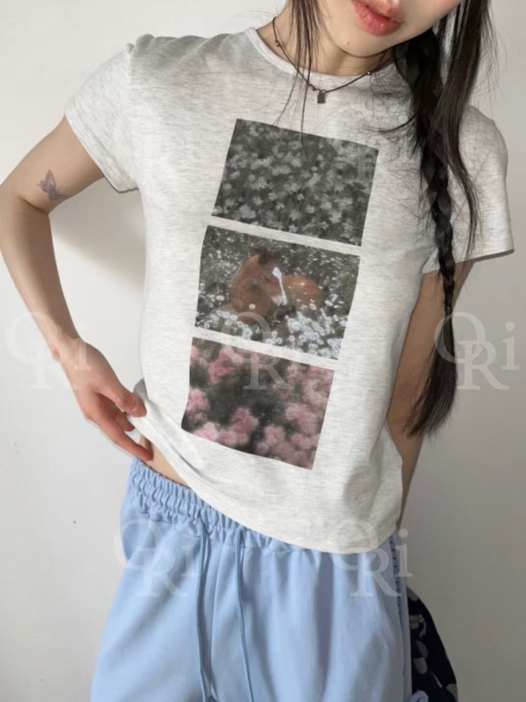 O-RI-오리-T東大門㊣直郵女士新品休閑職業時尚推薦真品T恤O-RIT恤