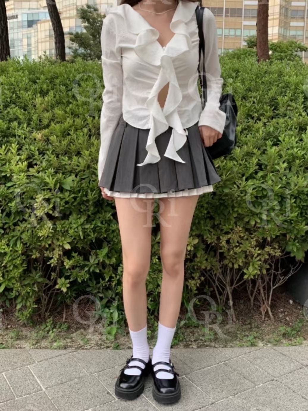O-RI-오리-T韓國直郵㊣女裝新款人氣職業時尚襯衫蕾絲衫O-RI襯衫/蕾絲衫