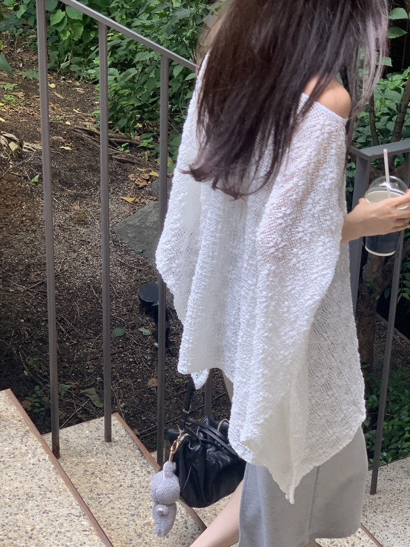 LOGARDEN東大門㊣代購女裝新品人氣時尚襯衫蕾絲衫斗篷蕾絲LO GARDEN襯衫/蕾絲衫