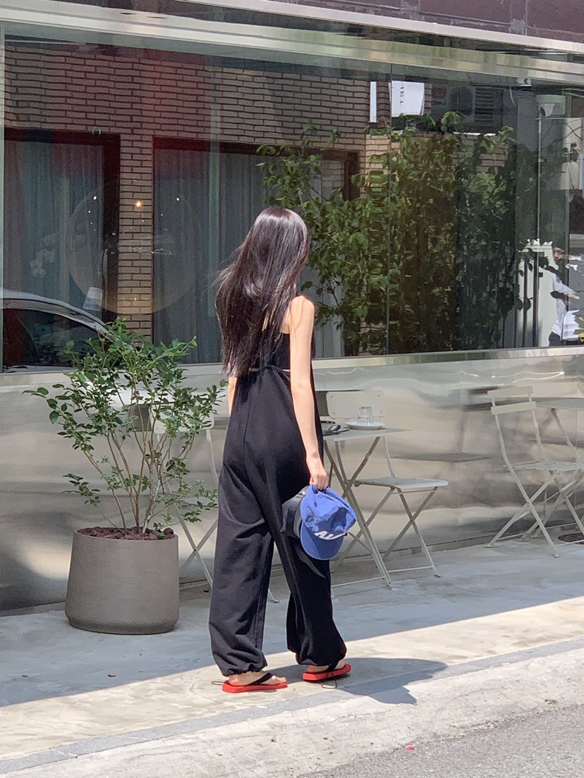 LOGARDEN東大門㊣實拍女裝新款熱賣25春夏時尚真品職業連體褲LO GARDEN連體褲