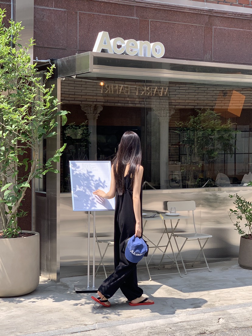 LOGARDEN東大門㊣實拍女裝新款熱賣25春夏時尚真品職業連體褲LO GARDEN連體褲