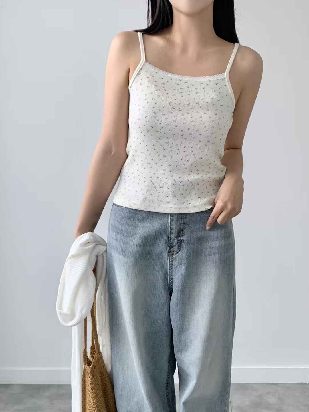 BRAND MARKET-브랜드마켓-T東大門㊣直郵女士新品熱賣吊帶背心蕾絲BRAND MARKET-OT吊帶/背心