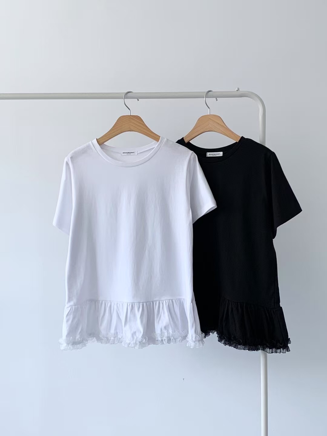 BRAND MARKET-브랜드마켓-T韓國代購㊣女士新品推薦職業T恤BRAND MARKET-OTT恤圖色2左二色