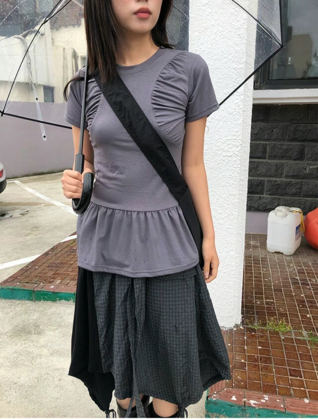 WOOJOO韓國直郵㊣女士新品推薦25春夏時尚熱賣真品休閑人氣T恤WOOJOOT恤