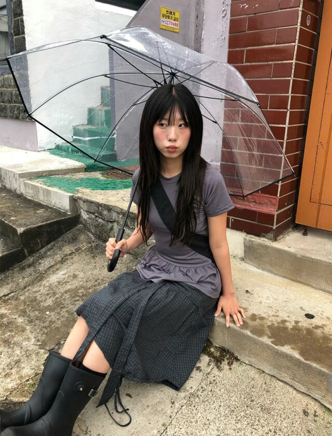 WOOJOO韓國直郵㊣女士新品推薦25春夏時尚熱賣真品休閑人氣T恤WOOJOOT恤