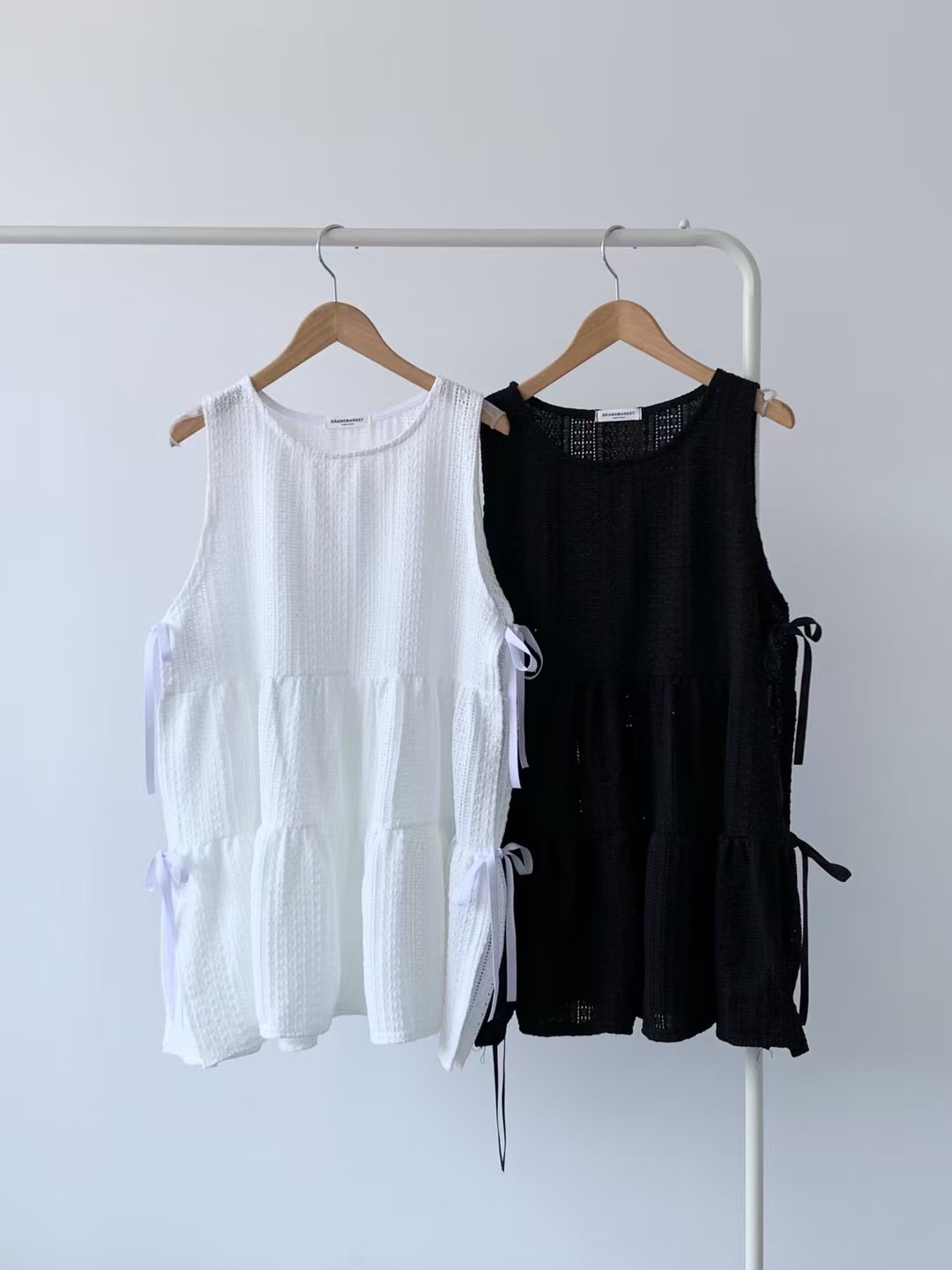 BRAND MARKET-브랜드마켓-T東大門㊣直郵女裝新款真品吊帶背心BRAND MARKET-OT吊帶/背心圖色2左二色