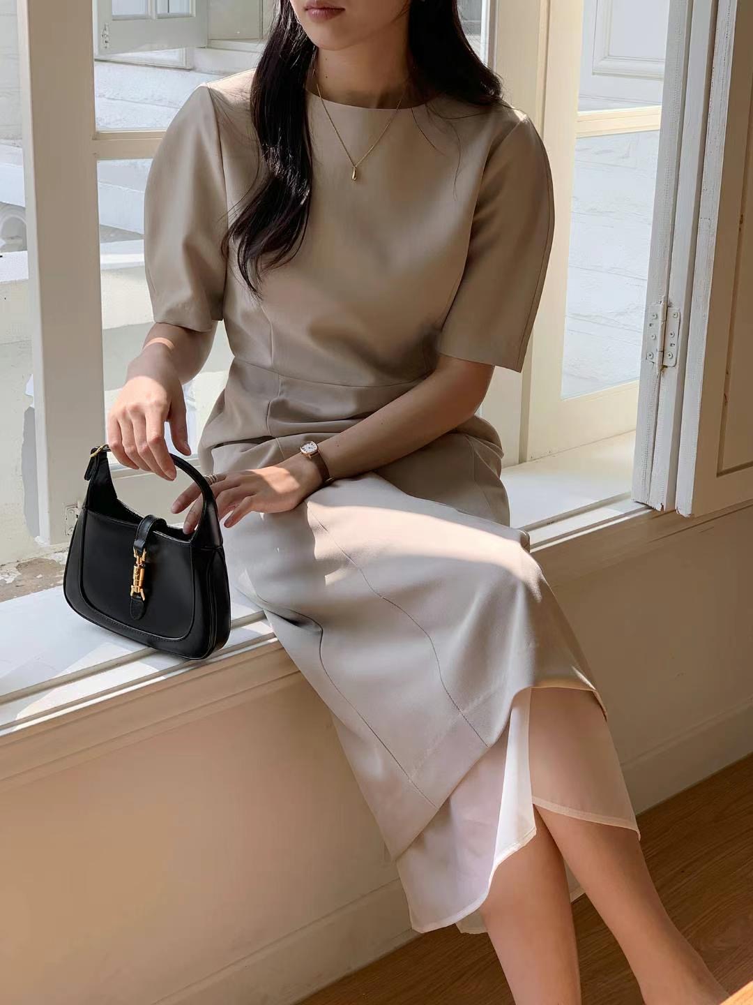SATURDAY東大門㊣實拍女裝新款時尚真品25春夏休閑熱賣連衣裙SATURDAY連衣裙