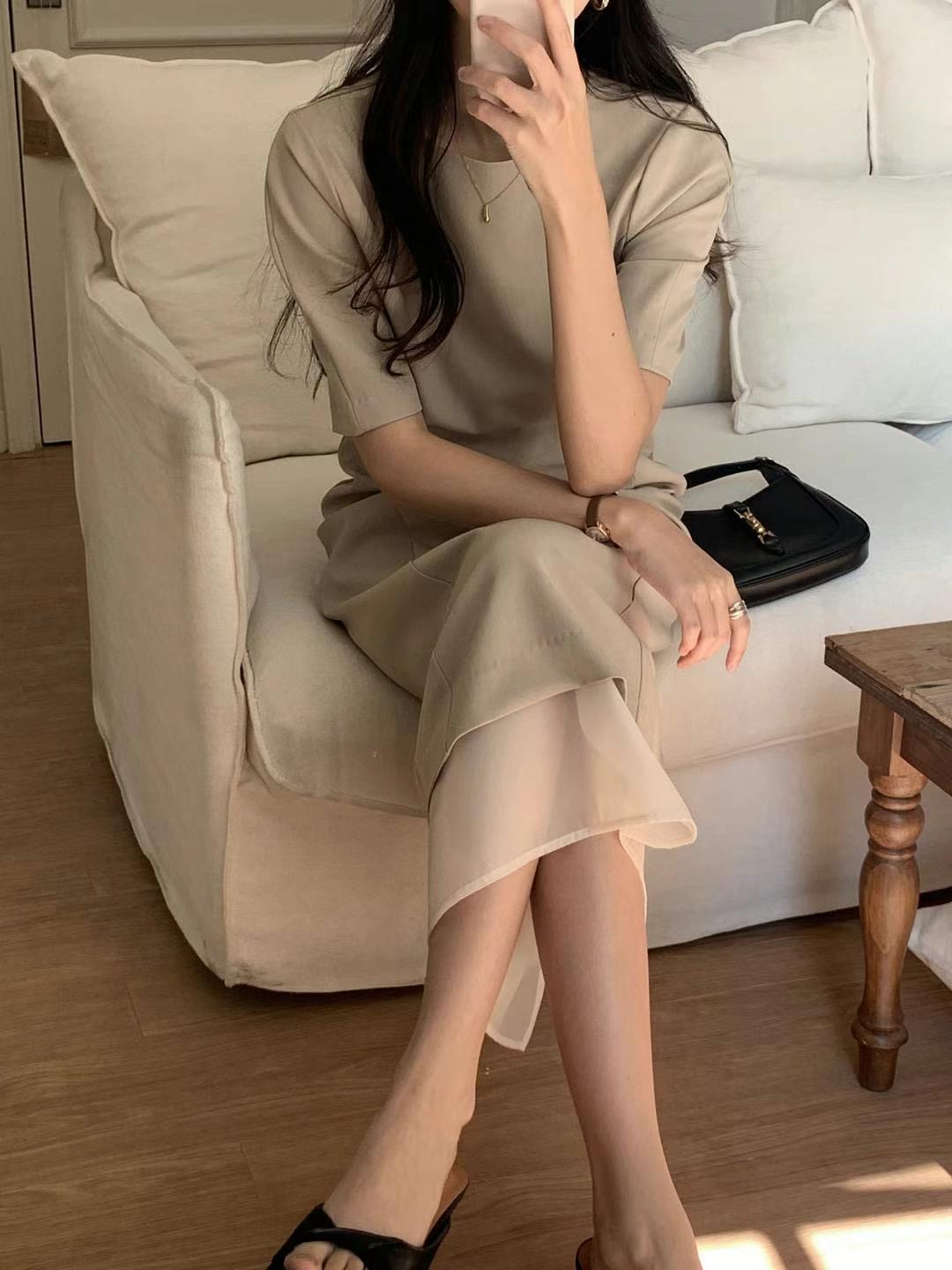 SATURDAY東大門㊣實拍女裝新款時尚真品25春夏休閑熱賣連衣裙SATURDAY連衣裙