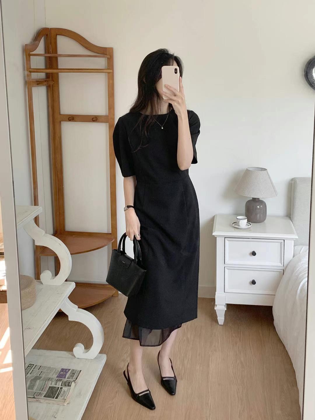 SATURDAY東大門㊣實拍女裝新款時尚真品25春夏休閑熱賣連衣裙SATURDAY連衣裙圖色2