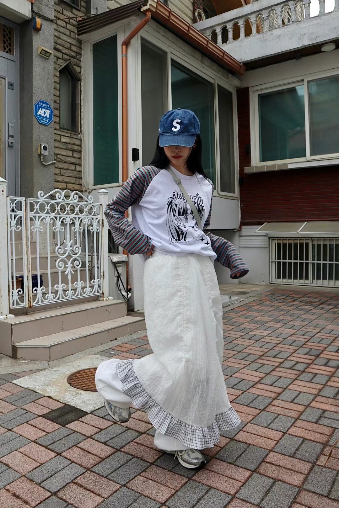 WOOJOO東大門㊣實拍女裝新款職業休閑時尚真品半身裙中短裙WOOJOO半身裙/中短裙