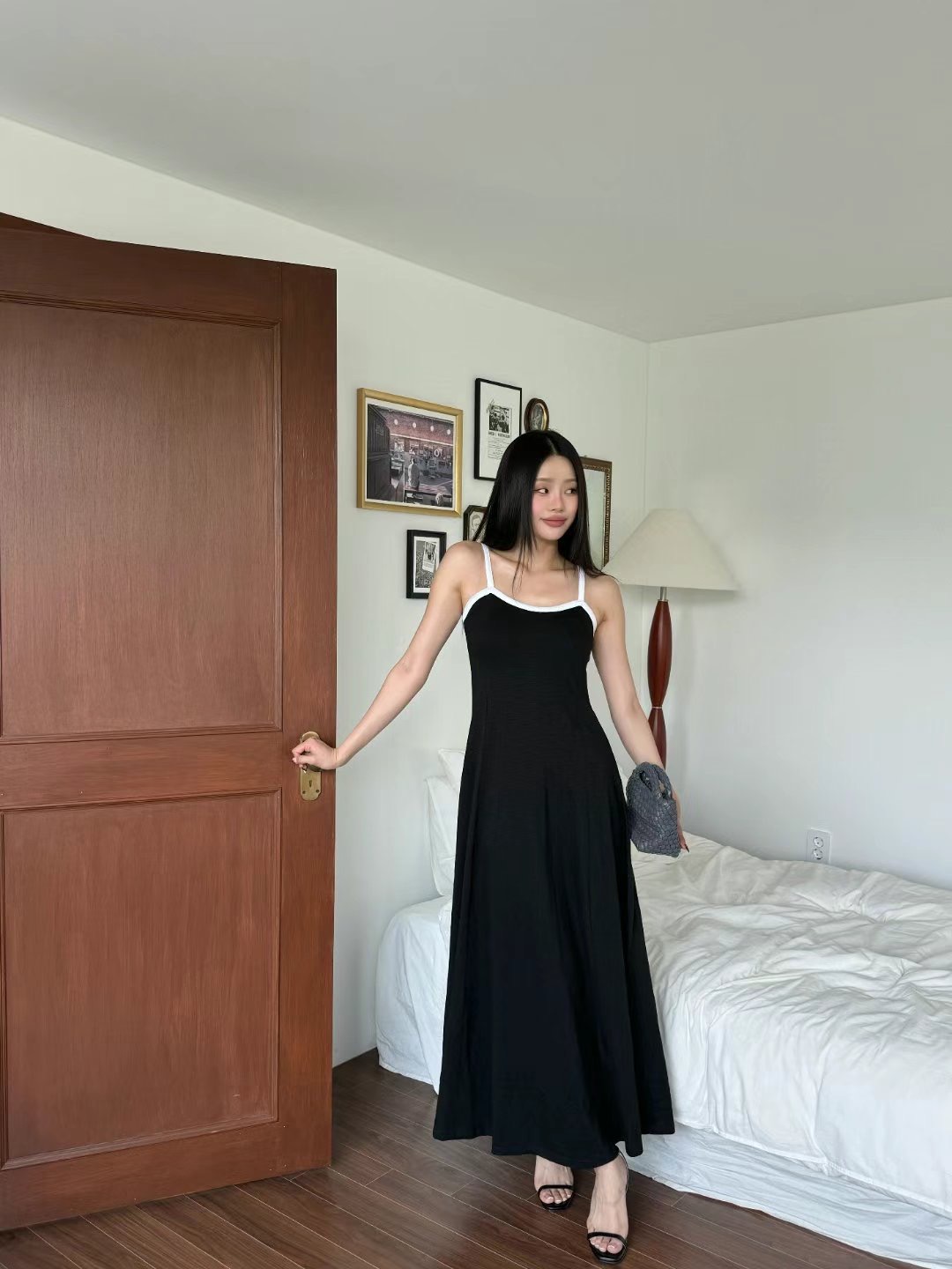 POPO韓國直郵㊣女裝新款推薦休閑職業人氣真品熱賣時尚連衣裙POPO連衣裙圖色3