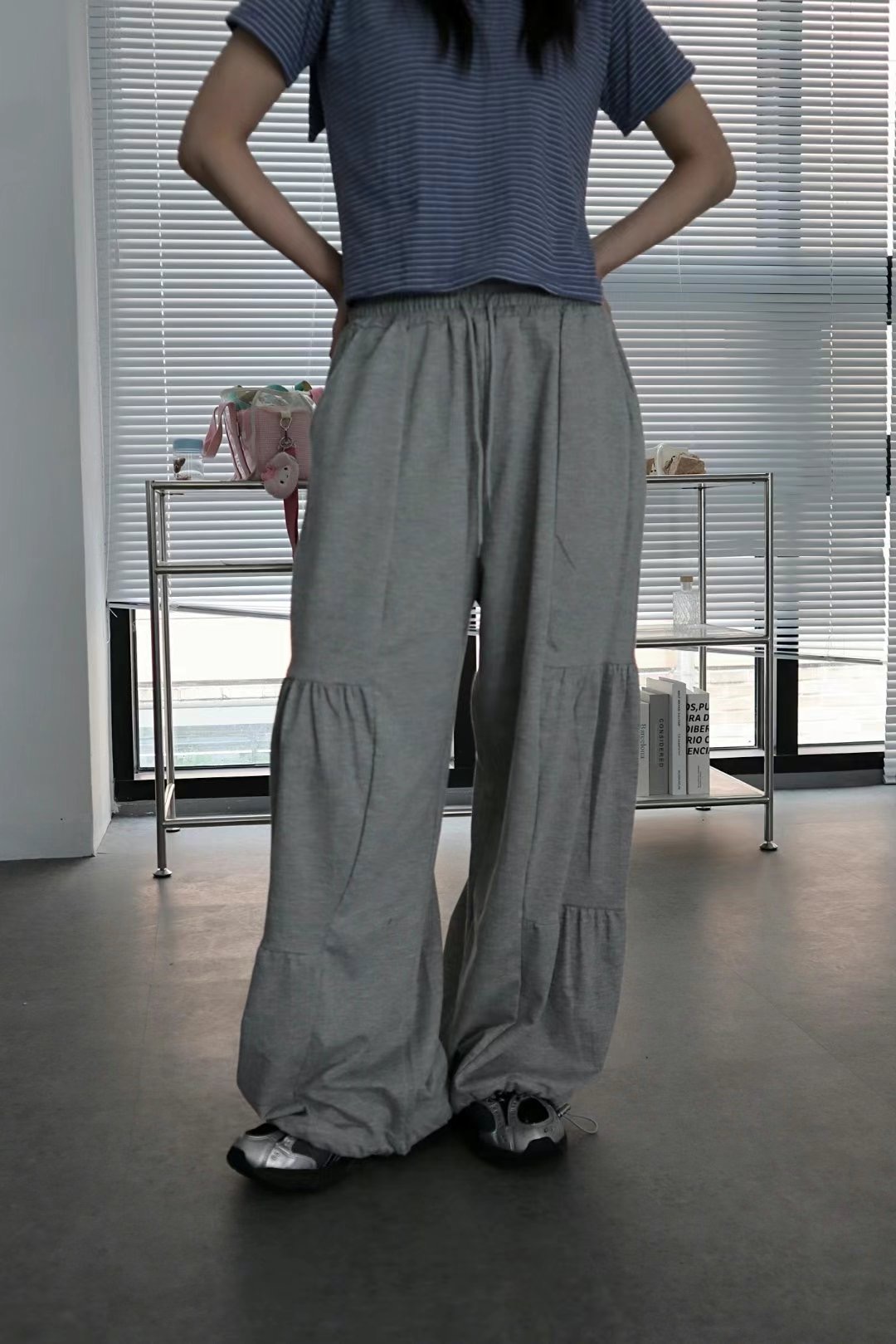 WOOJOO東大門㊣直郵女士新品25春夏時尚休閑推薦人氣休閑褲WOOJOO休閑褲圖色2