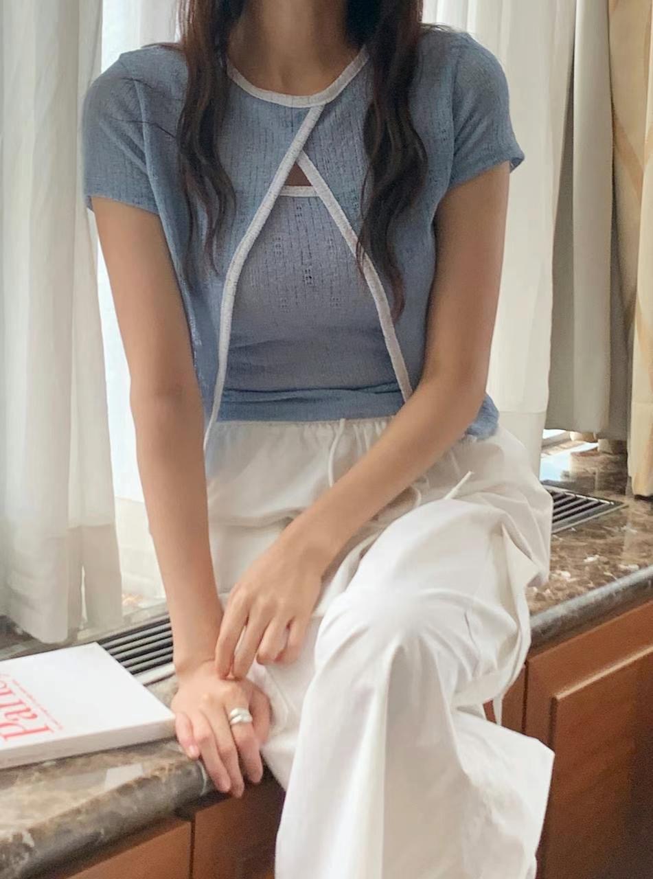 BLUSHER東大門㊣代購女士新品時尚推薦職業真品25春夏人氣套裝BLUSHER套裝