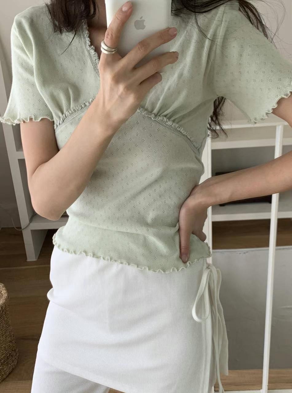 BLUSHER東大門㊣代購女士新品職業25春夏人氣推薦熱賣休閑T恤BLUSHERT恤