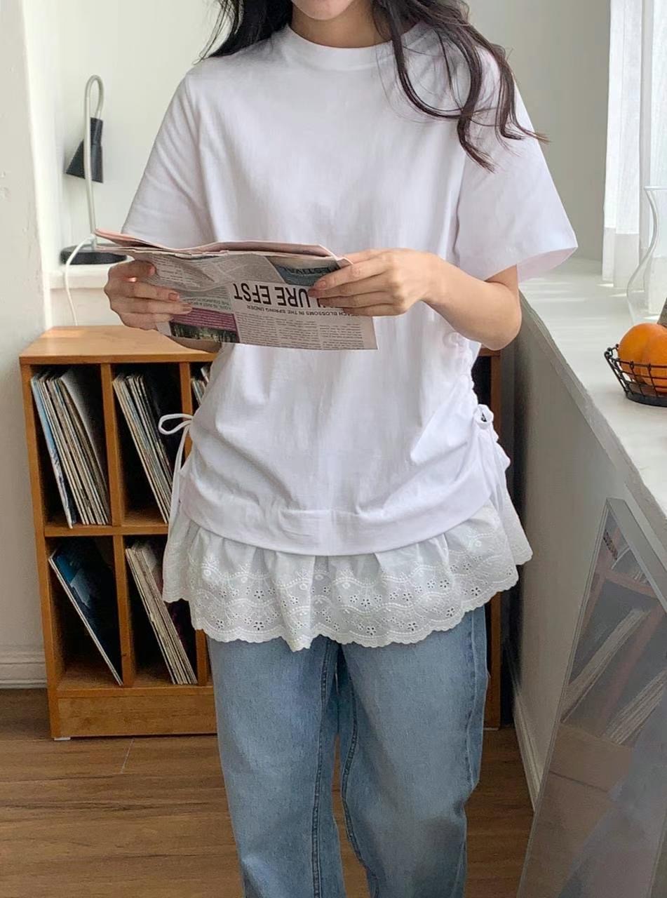 BLUSHER東大門㊣直郵女士新款時尚職業熱賣真品推薦25春夏T恤BLUSHERT恤圖色1