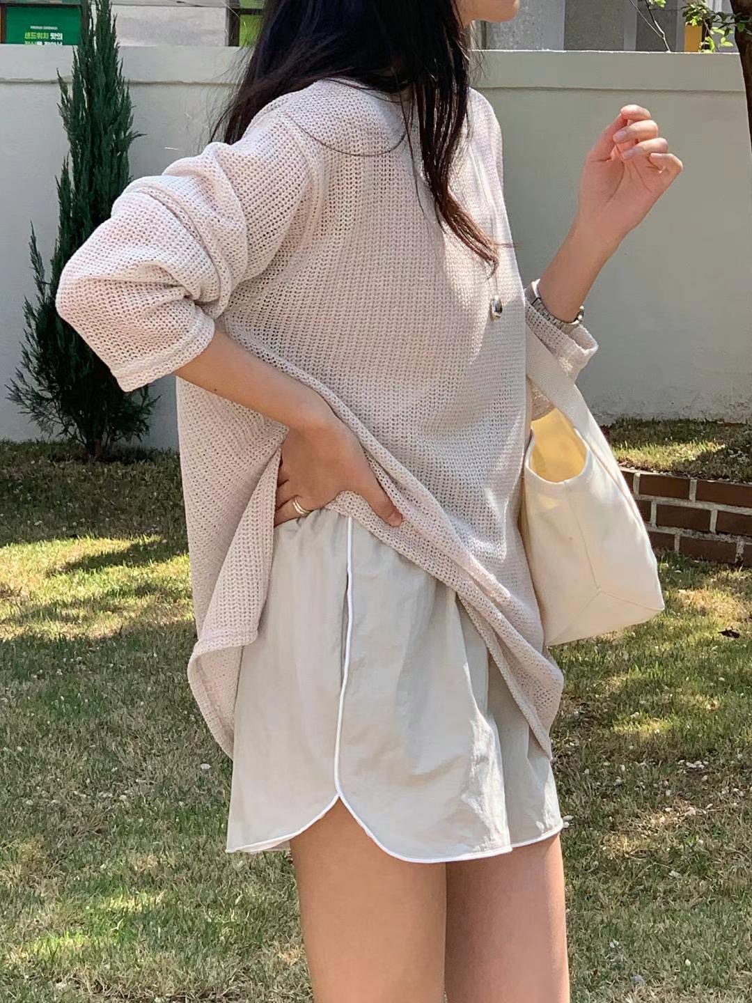 SATURDAY韓國直郵㊣女裝新品職業人氣推薦休閑時尚25春夏長袖T恤SATURDAY長袖T恤