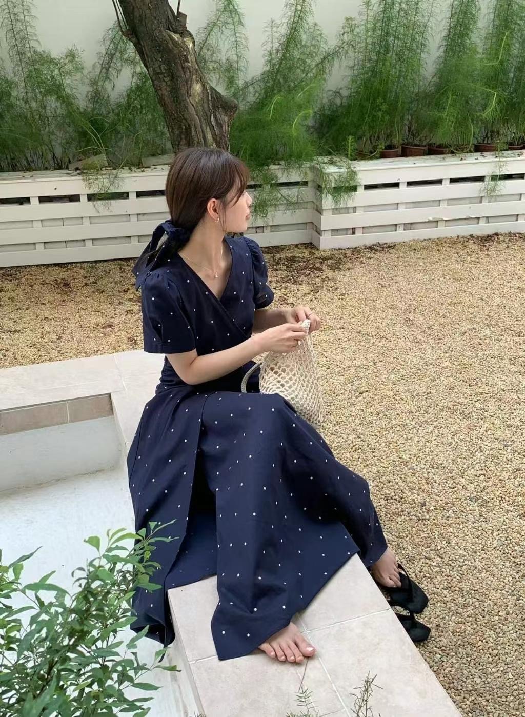 J-STORY東大門㊣實拍女士新款熱賣時尚25春夏真品休閑連衣裙J-STORY連衣裙圖色2
