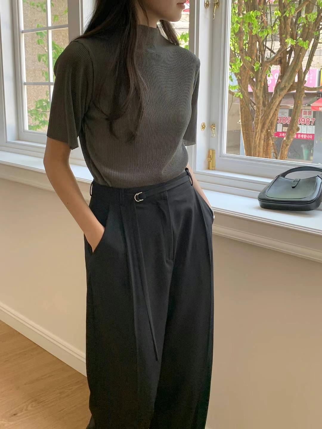 SATURDAY東大門㊣代購女裝新品25春夏人氣真品時尚推薦熱賣T恤SATURDAYT恤圖色3棕色