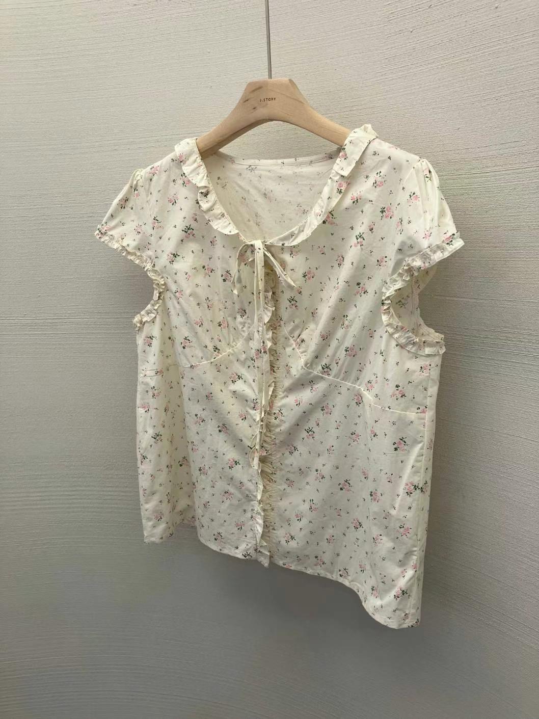 J-STORY韓國代購㊣女士新品推薦25春夏人氣真品襯衫蕾絲衫J-STORY襯衫/蕾絲衫圖色1
