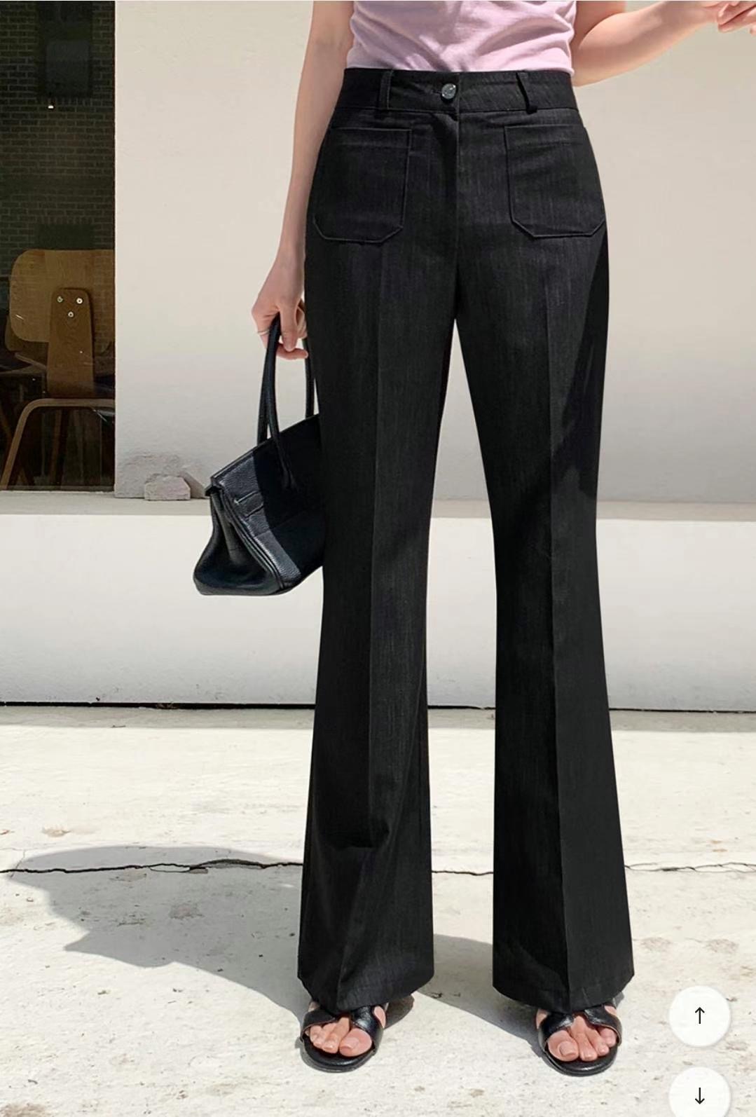 TINT東大門㊣實拍女裝新款時尚熱賣職業25春夏休閑休閑褲口袋TINT休閑褲