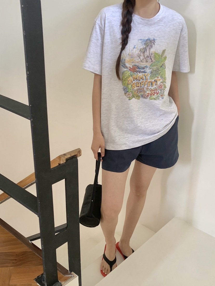 WOOD韓國直郵㊣女裝新品職業25春夏時尚熱賣休閑人氣真品T恤WOODT恤