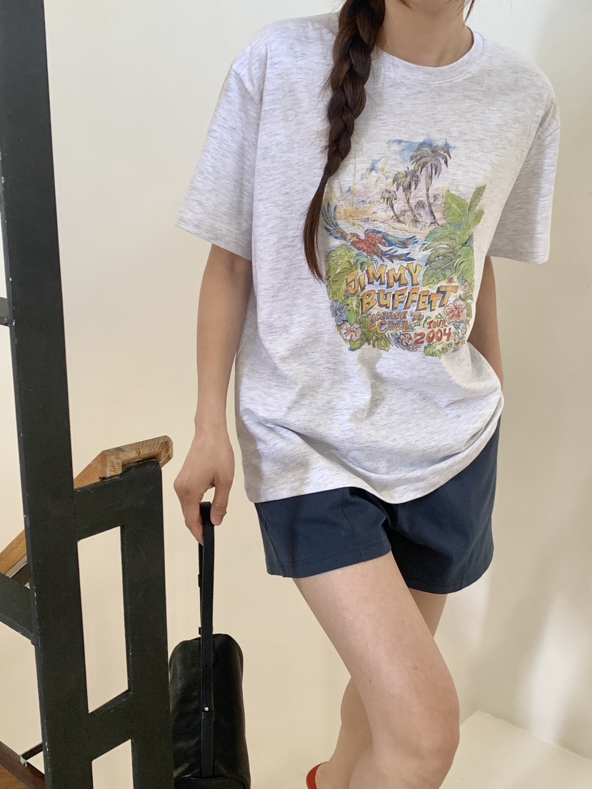 WOOD韓國直郵㊣女裝新品職業25春夏時尚熱賣休閑人氣真品T恤WOODT恤