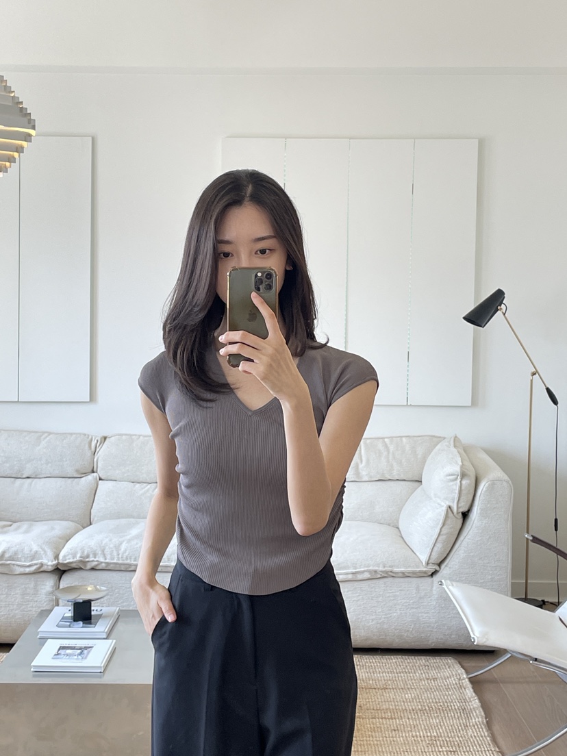 MAYBE&amp;CO韓國直郵㊣女士新品職業休閑時尚推薦熱賣T恤MAYBE&amp;COT恤