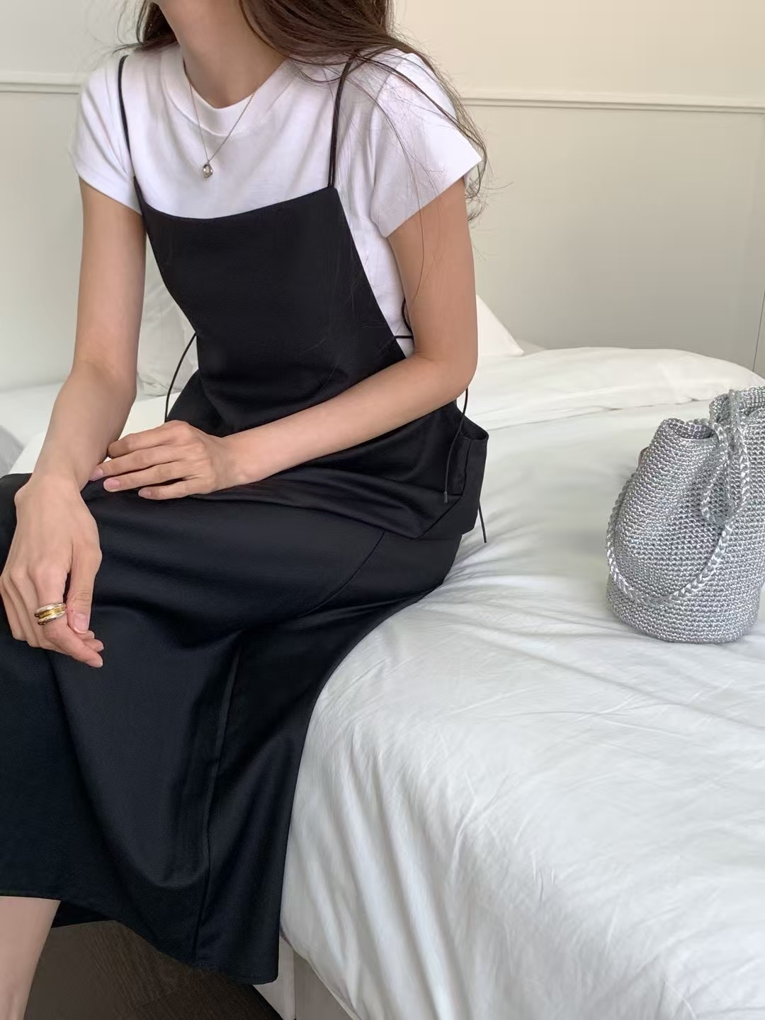 THE ZOA韓國代購㊣女裝新款推薦真品25春夏職業人氣連衣裙THE ZOA連衣裙