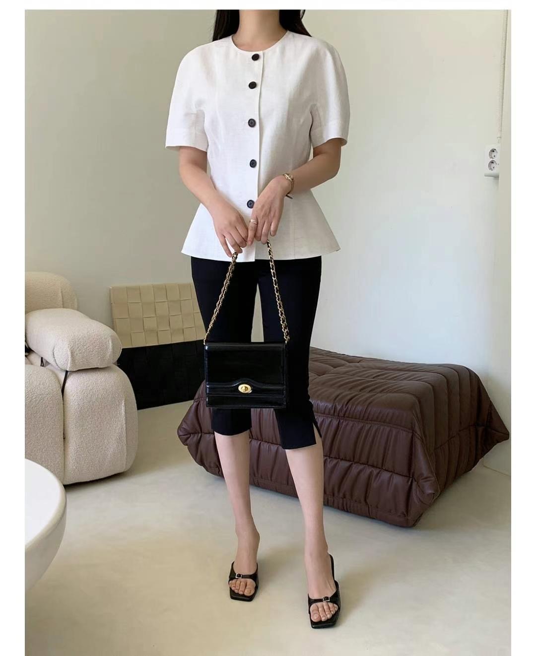 TINT東大門㊣代購女裝新款職業推薦休閑時尚熱賣25春夏短褲綁帶TINT短褲
