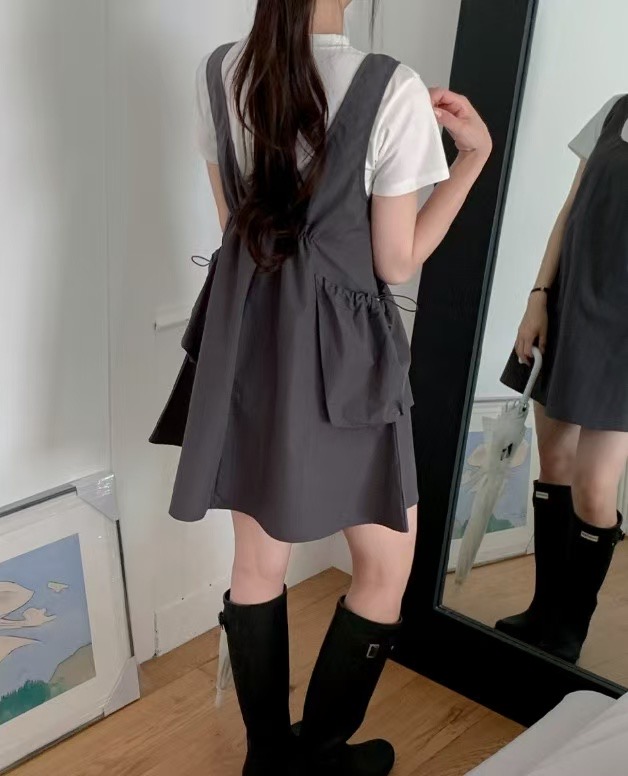 THE ZOA東大門㊣直郵女裝新品真品休閑人氣熱賣連衣裙口袋THE ZOA連衣裙