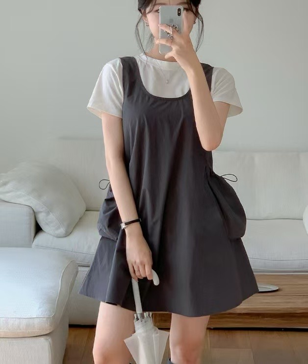 THE ZOA東大門㊣直郵女裝新品真品休閑人氣熱賣連衣裙口袋THE ZOA連衣裙圖色2