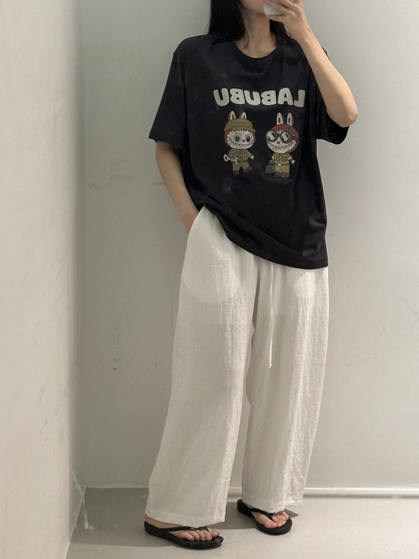 PEPPER-L東大門㊣直郵女裝新品休閑職業時尚25春夏真品T恤PEPPERT恤