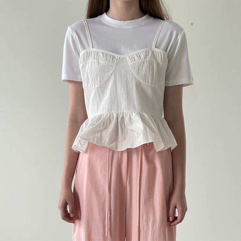 140 AVENUE東大門㊣實拍女裝新品人氣真品職業時尚吊帶背心140 AVENUE吊帶/背心