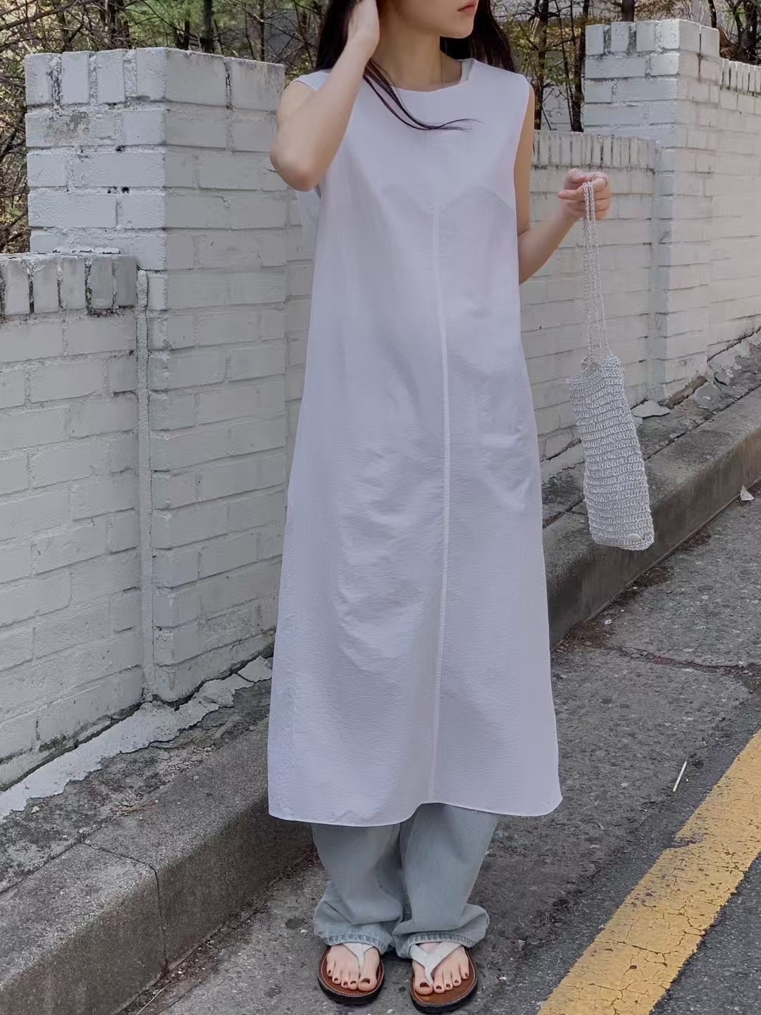 THE ZOA韓國代購㊣女士新品休閑真品時尚25春夏熱賣連衣裙THE ZOA連衣裙圖色1