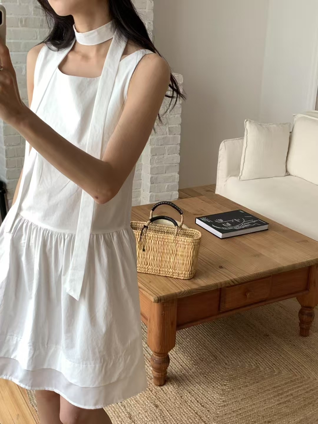 THE ZOA東大門㊣實拍女裝新品時尚25春夏熱賣連衣裙含腰帶THE ZOA連衣裙