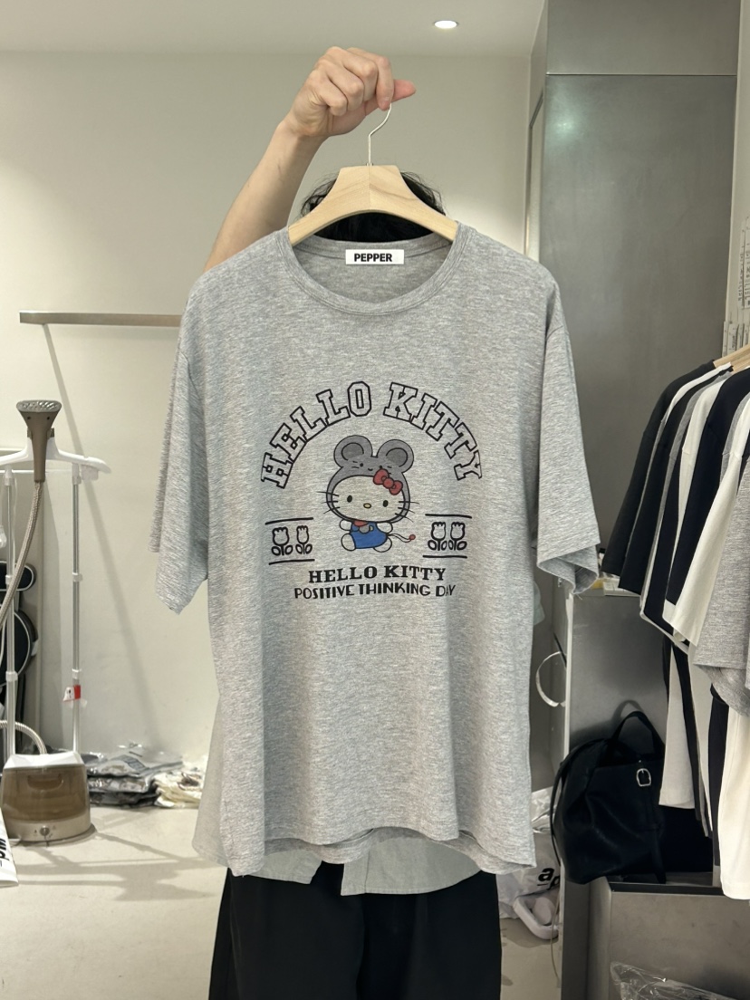 PEPPER-L東大門㊣直郵女士新款推薦職業休閑熱賣25春夏T恤PEPPERT恤圖色2