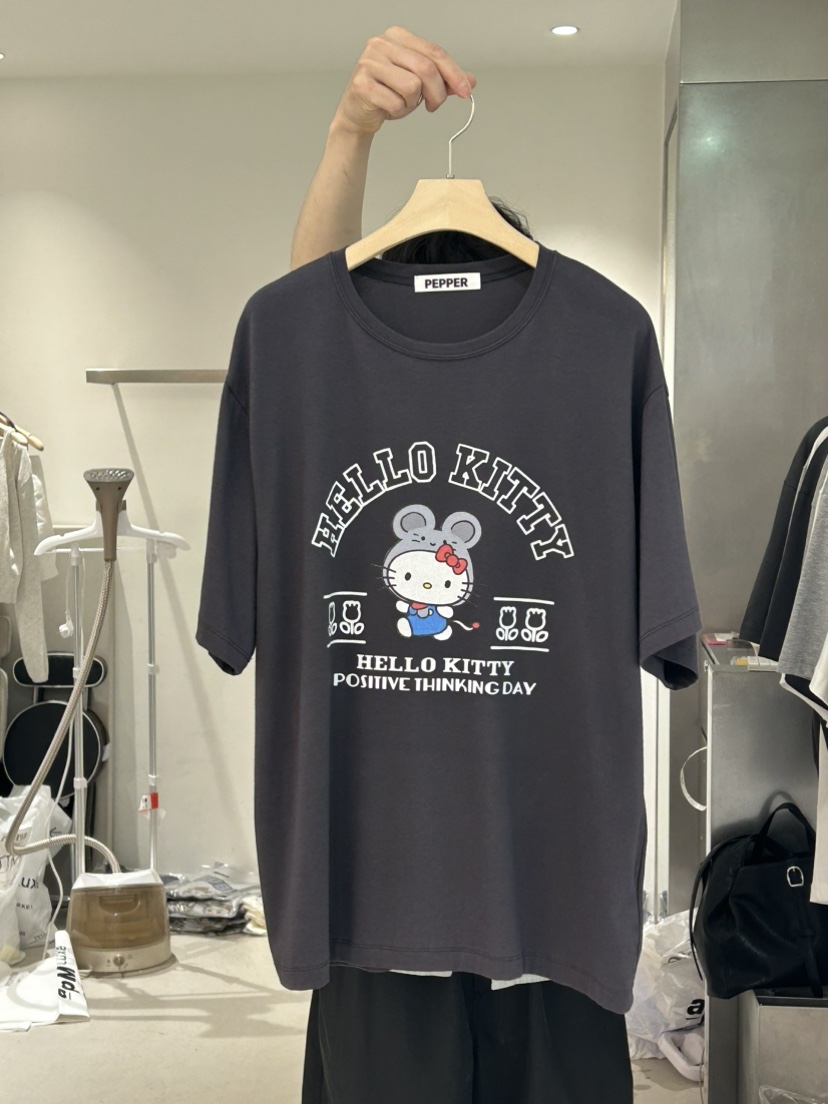 PEPPER-L東大門㊣直郵女士新款推薦職業休閑熱賣25春夏T恤PEPPERT恤圖色3