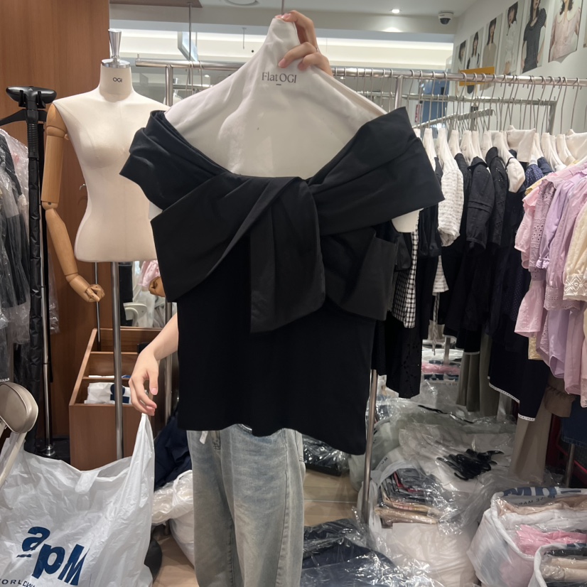 OGI東大門㊣直郵女士新品推薦熱賣25春夏人氣時尚職業休閑T恤FLat OGIT恤圖色2
