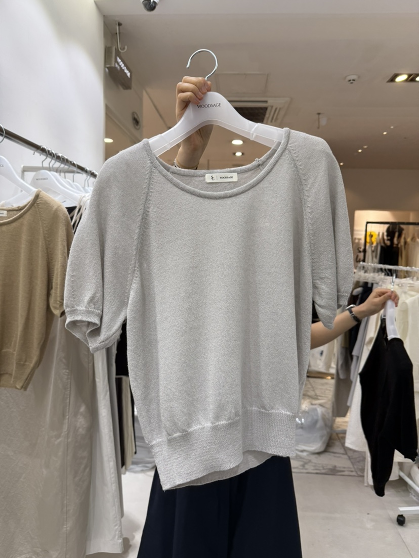 WOOD SAGE東大門㊣實拍女裝新品時尚熱賣人氣職業針織衫圓領WOOD SAGE針織衫圖色3