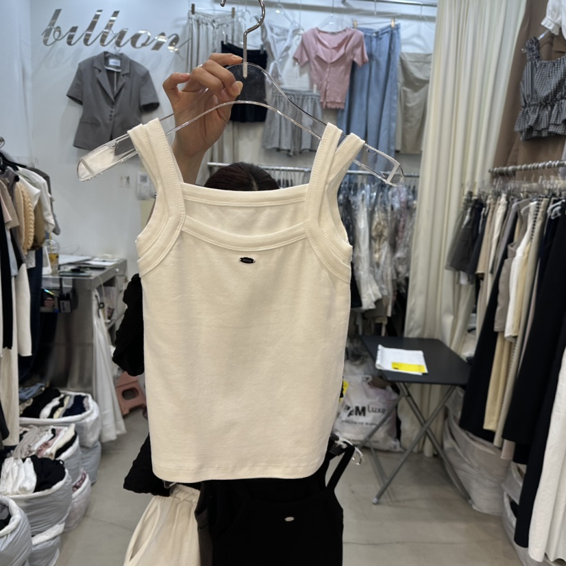 BILLION-L韓國代購㊣女士新款25春夏職業休閑時尚吊帶背心BILLION-L吊帶/背心圖色1