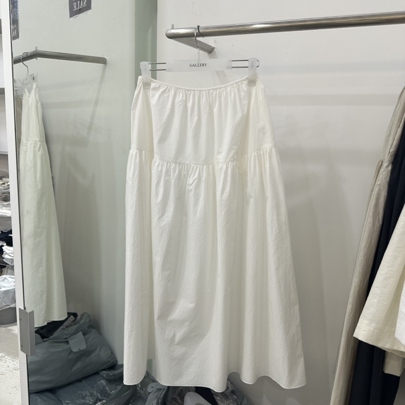 GALLERY-P韓國代購㊣女士新品人氣真品25春夏熱賣休閑長裙GALLERY長裙