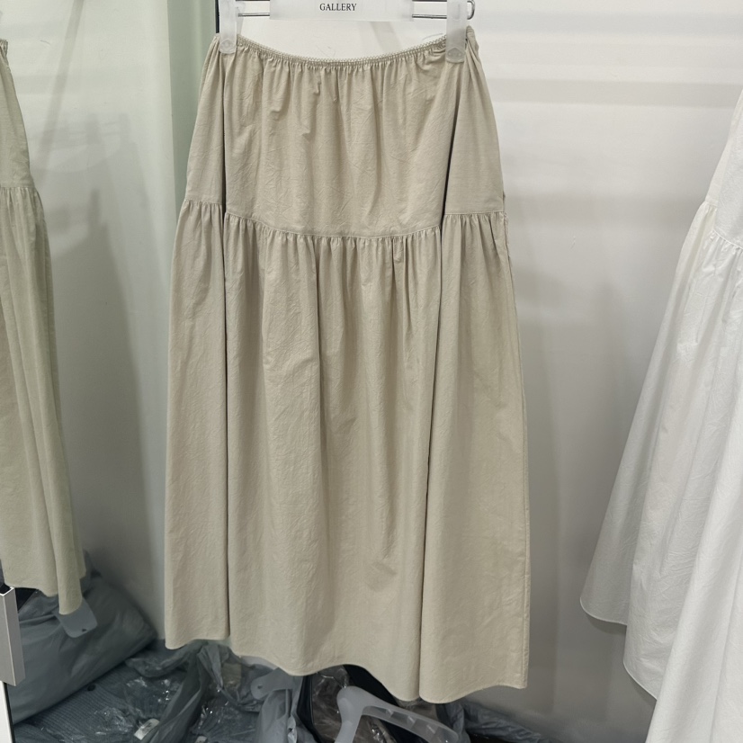 GALLERY-P韓國代購㊣女士新品人氣真品25春夏熱賣休閑長裙GALLERY長裙圖色2
