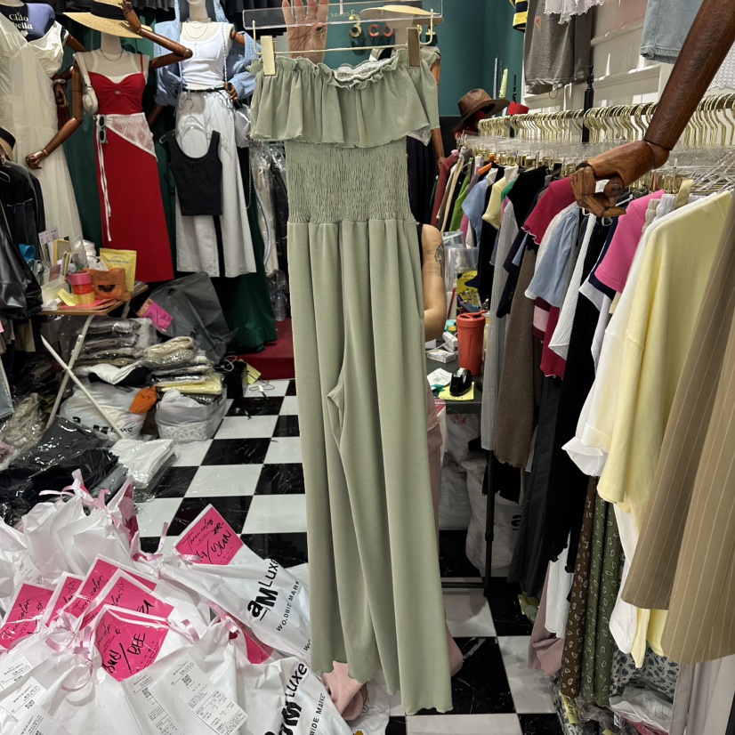 3COLOR東大門㊣直郵女士新品休閑連體褲Three color連體褲