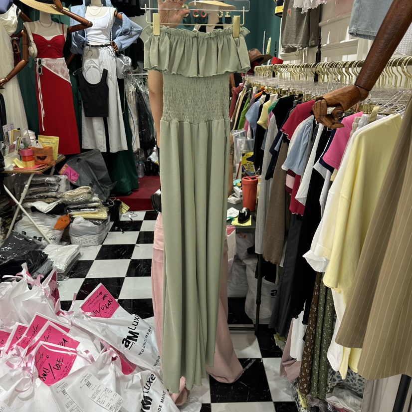 3COLOR東大門㊣直郵女士新品休閑連體褲Three color連體褲圖色2